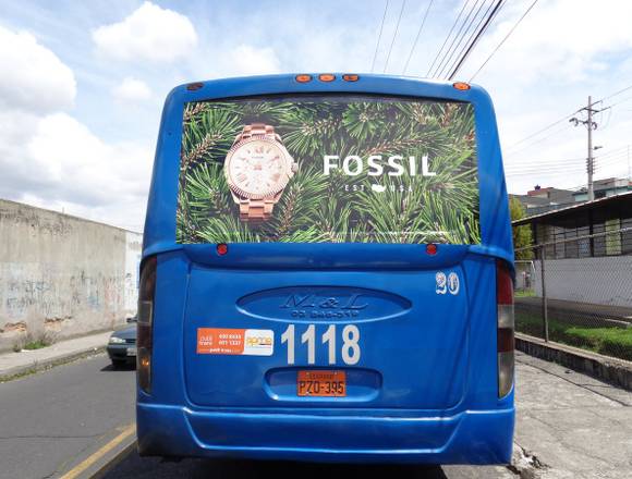 Publicidad (en Buses) en Quito (Cantón)