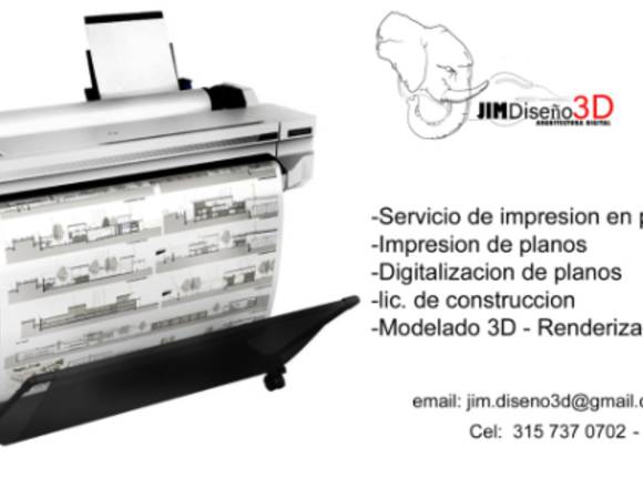 Digitalizacion de planos, Render en Facatativá (Municipio)