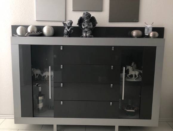 Kommode Hochglanz in grau in Lünen (Lokalität)