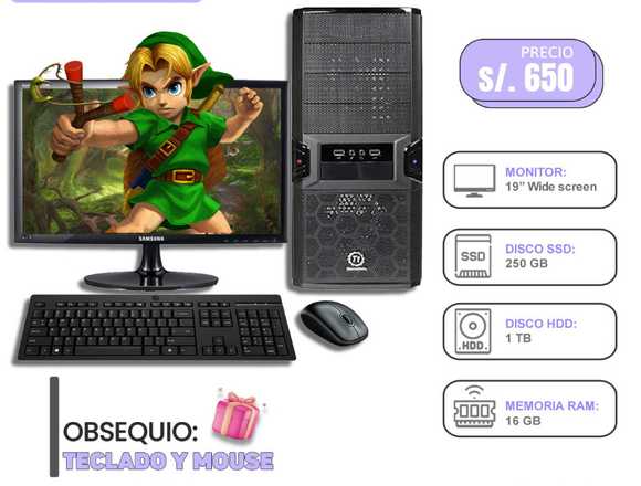 ¡Tu nueva PC te espera! 💻🔋 en Lima (Lima 1) (Distrito)
