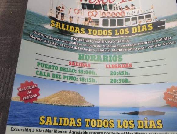 Excursiones maritimas desde la manga