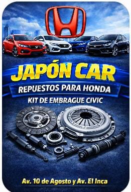 VENTA DE REPUESTOS PARA CARROS HONDA en Quito (Cantón)
