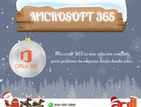 La platafotma Microsoft 365 en Santo Domingo de Guzmán (Municipio)