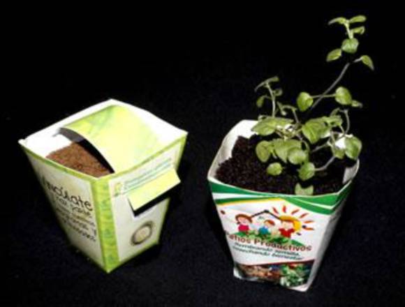 REGALOS CORPORATIVOS Cubo eco germinador