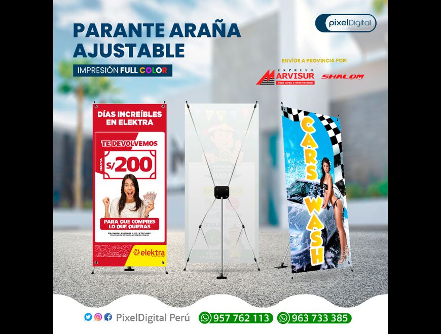 PARANTE ARAÑA IMPORTADO 1.0 x 2.0