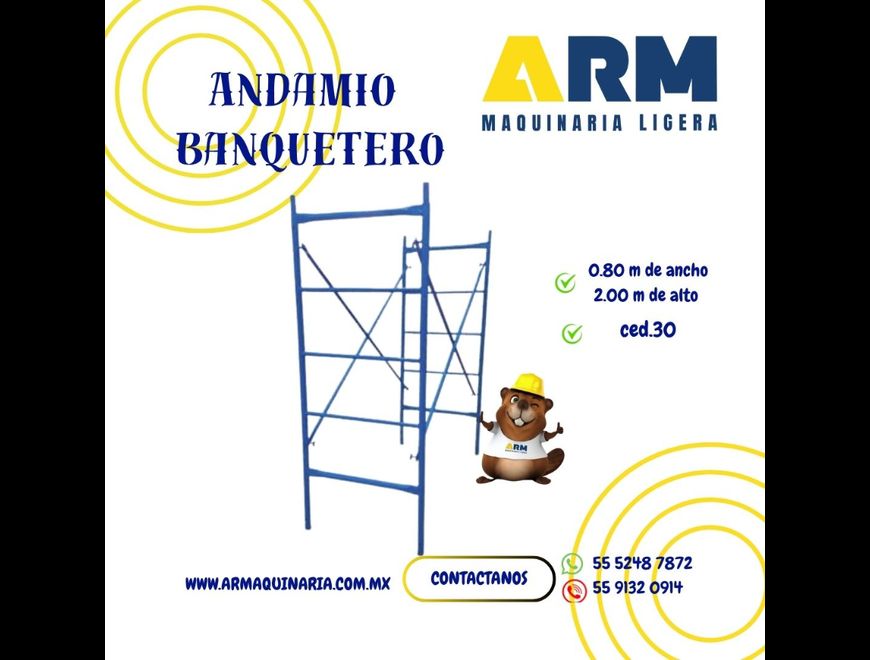 Logra más en tus obras con el andamio banquetero