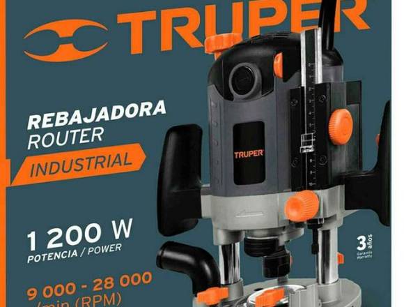 Router truper de 1200W en San Vicente (Municipio)