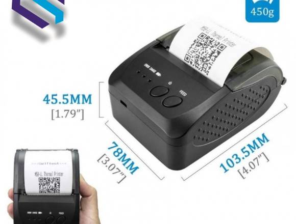 Mini Impresora Térmica Bluetooth Portátil Liviana