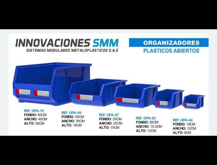 ORGANIZADORES PLATICOS ABIERTOS en San Agustín (Municipio)