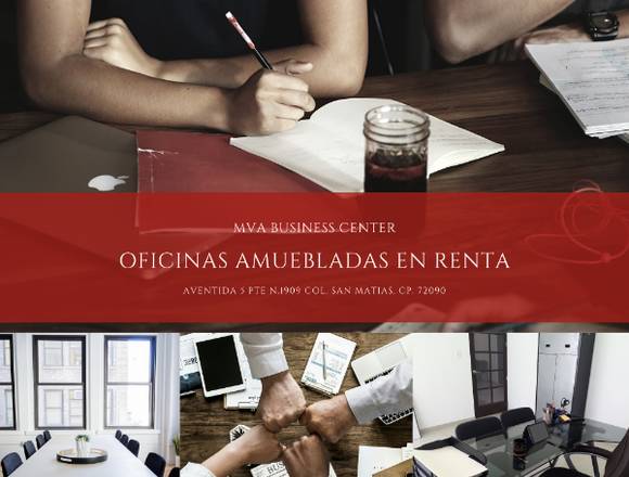 OFICINA AMUEBLADA DISPONIBLE EN ZONA CENTRO en Puebla (Municipio)