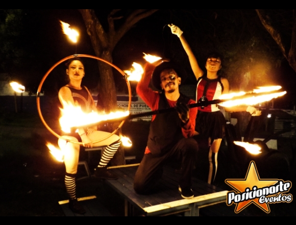 Show de Circo: Fuego, Malabares, Danza Aérea