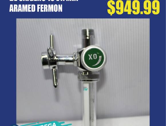 FLUJOMETRO PARA TANQUE DE OXIGENO 15L X MIN en Nicolás Romero (Municipio)