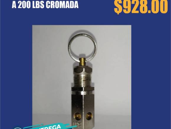 VALVULA DE SEGURIDAD DE 1/4 DISEÑADA A 200LBS en Nicolás Romero (Municipio)