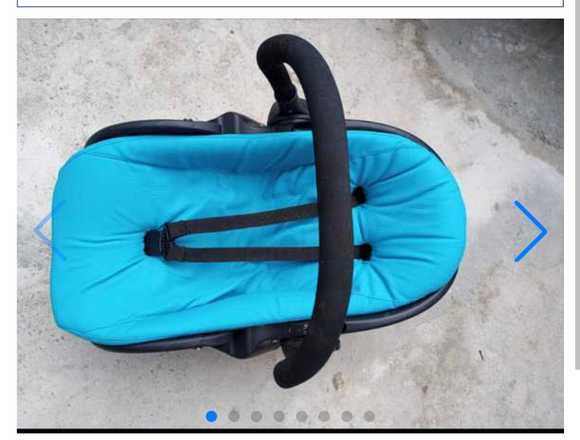 Hermosa silla para llevar a tu bebe en el auto en Santiago de Cali (Municipio)