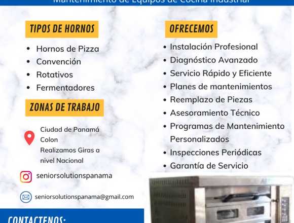 Reparaciones de Hornos Industriales Panamá en Panamá (Distrito)