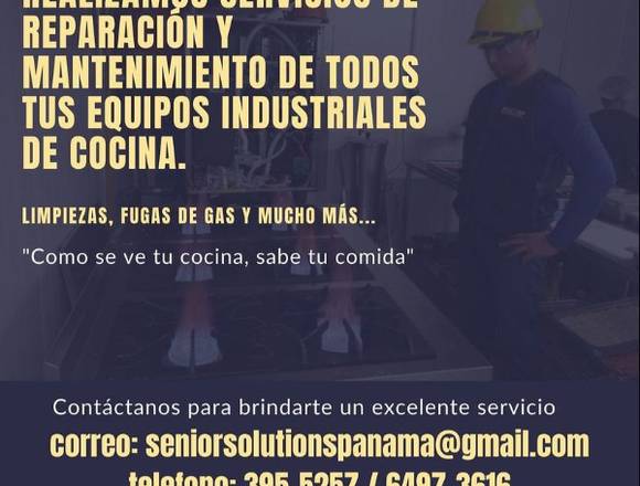 Mantenimiento reparaciones equipos industriales en Panamá (Distrito)