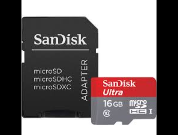 MICRO SD 16GB SANDISK CLASE 10 en Medellín (Municipio)