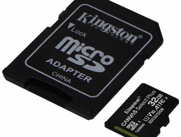 MICRO SD 32GB KINGSTON CLASE 10 en Medellín (Municipio)