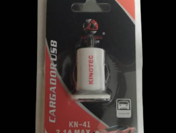 Cargador Usb Doble Para Carro Kinotec Kn-41 en Medellín (Municipio)