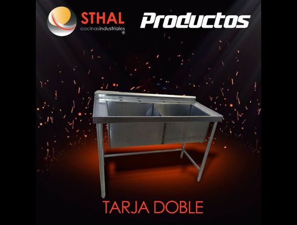muebles fabricados en acero inoxidable