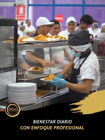 Azafatas para concesionario de alimentos