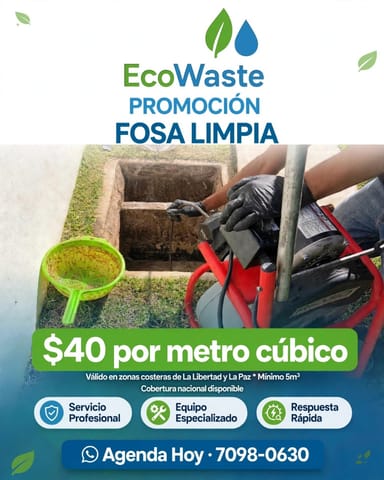 Limpieza de fosas sépticas