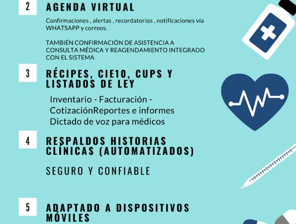 Software Medico Integral con Telemedicina. en General Lagos (Comuna)