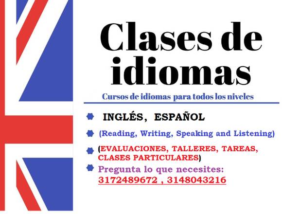 CLASES Y TALLERES DE INGLÉS en Bogotá, D.C. (Municipio)