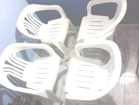Sillas plásticas con apoya brazos en Zamora (Municipio)