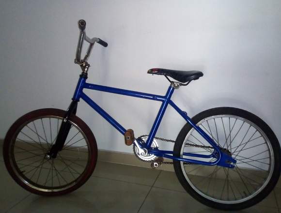 Bicicleta Bmx Rodado 20 Azul Metalizado