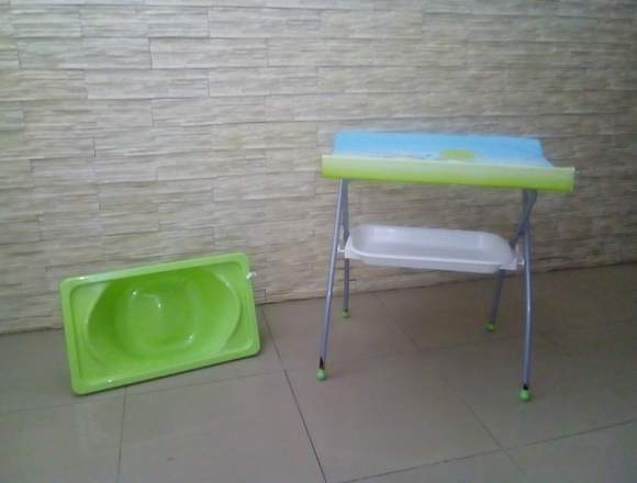 Catre De Baño Plegable Cambiador Bañera bebe