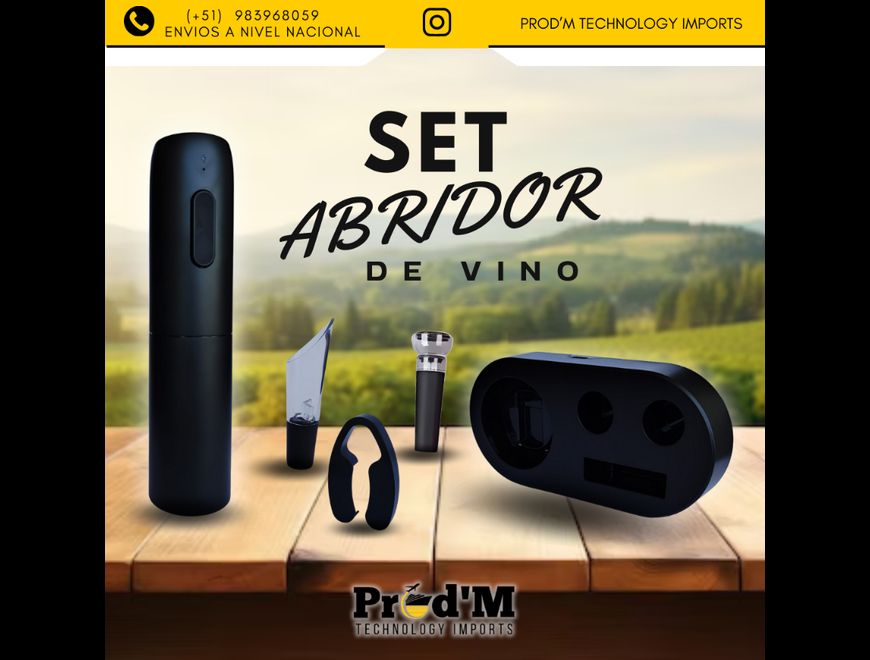 Abridor de Vino - Innovación y Comodidad - PROD´M en Callao (Callao 1) (Distrito)