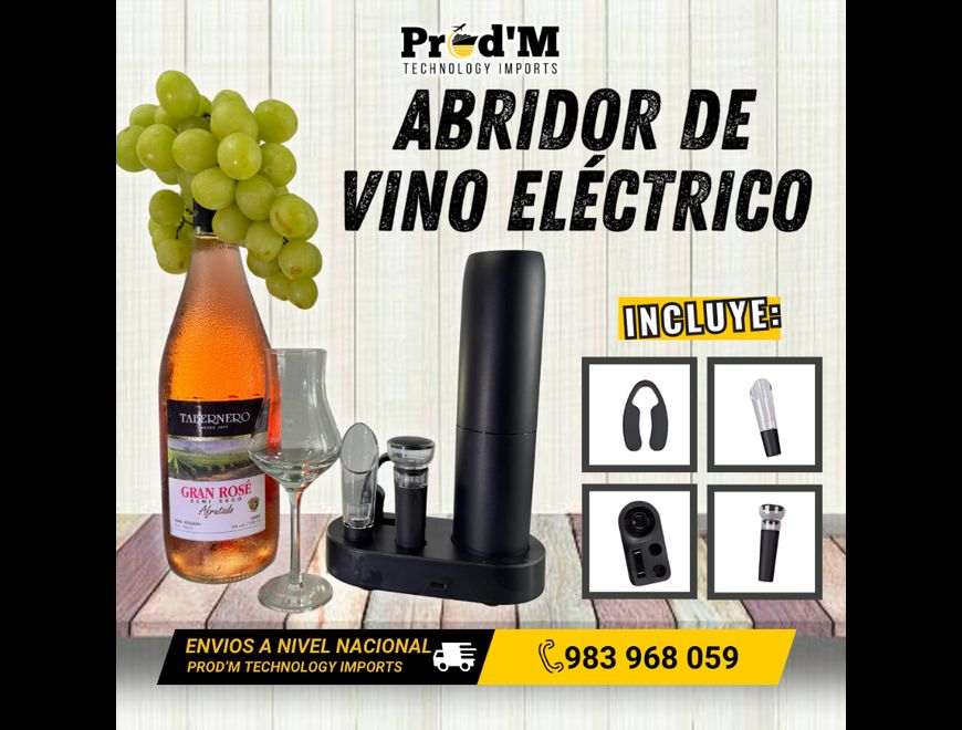 Abridor de vino set| Innovación y estilo | PROD'M