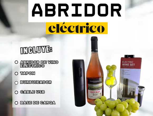 Abridor de Vino Recargable| para Eventos|PROD'M en Callao (Callao 1) (Distrito)