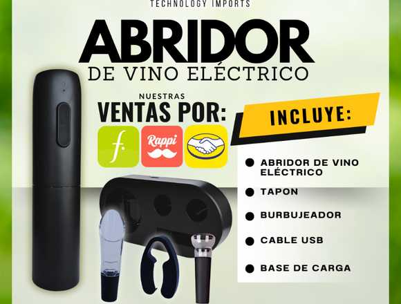 Abridor Eléctrico - Descorche en Segundos-PROD'M en Callao (Callao 1) (Distrito)