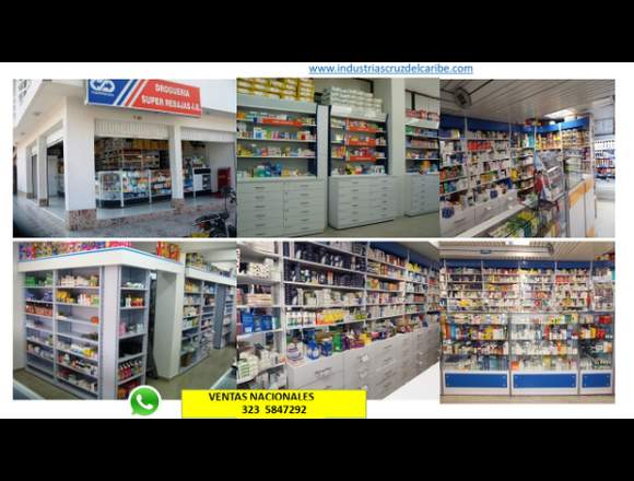 Estanteria Y Vitrinas Para Drogueria en Medellín (Municipio)