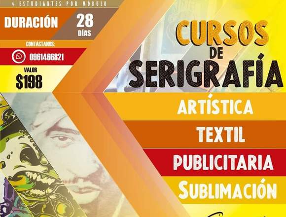 CURSOS DE SERIGRAFÍA en Pichincha (Cantón)