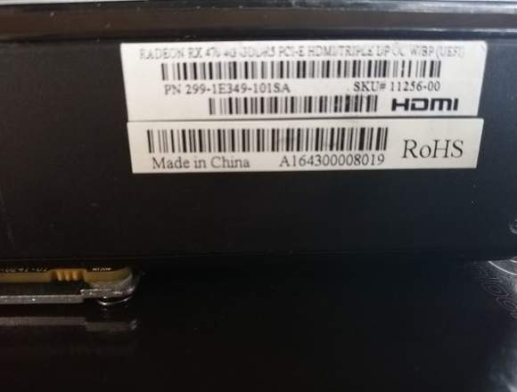Tarjeta Grafica Sapphire Radeon Rx 470 D5 Oc en Los Lagos (Comuna)