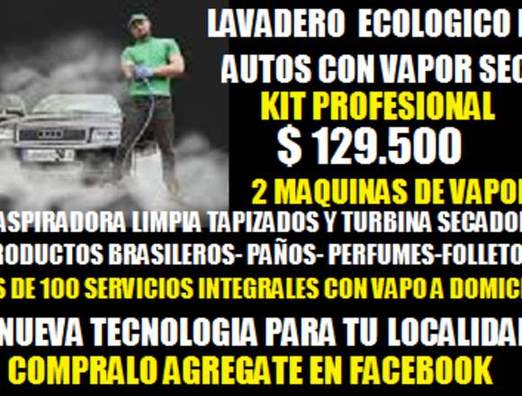 LAVADERO ECOLOGICO DE AUTOS CON VAPOR en Santa Fe (Localidad)