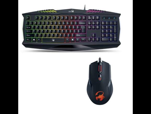 Teclado Gaming ScorpionK220, Mouse Ammox X1-400GX en Santiago (Comuna)