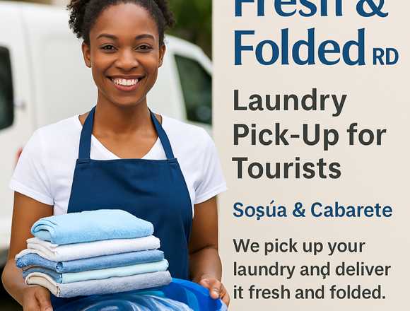 ✅ Laundry Pick-Up for Tourists – Sosúa & Cabarete