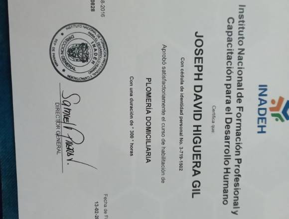 Servicios de plomeria domiciliaria 24/7 en Colón (Distrito)