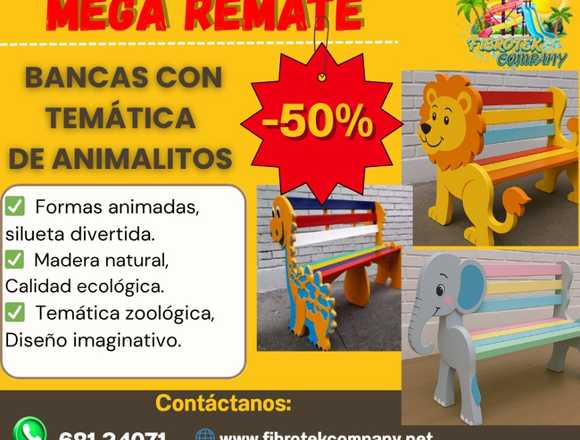 BANCAS CON TEMÁTICA DE ANIMALITOS en El Alto (Localidad)