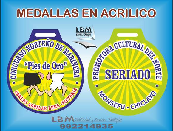 medallas de acrilico en Lima (Lima 1) (Distrito)
