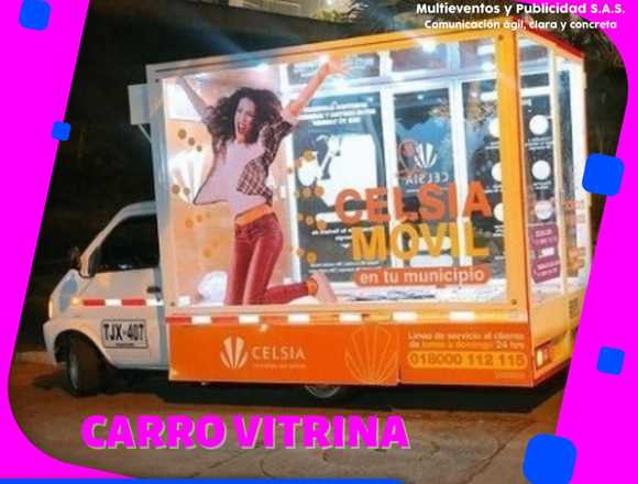 Servicios de carro valla, bici valla, animador etc