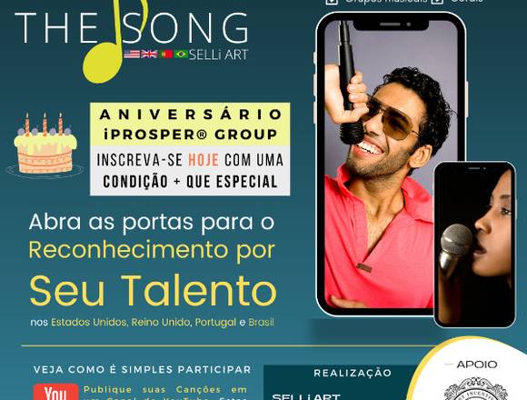 THE SONG - FESTIVAL MUSICAL VIRTUAL INTERNACIONAL em Funchal (Concelho)