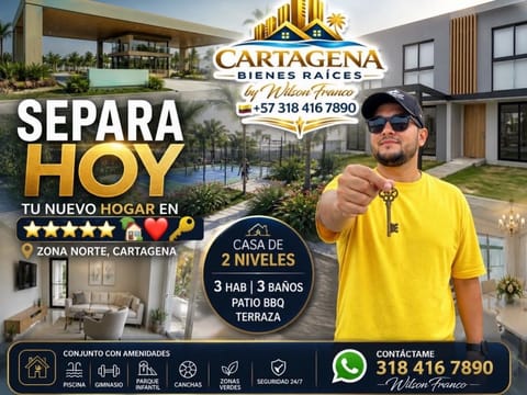 SEPARA CON SOLO $5.000.000 | CASAS DISPONIBLES, Zona Norte Cartagena en Cartagena (Municipio)