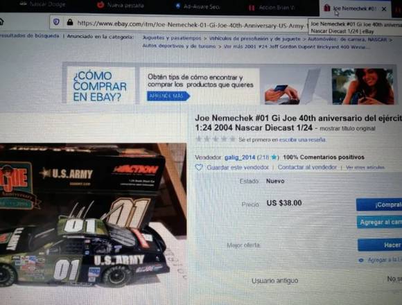 CARRITOS NASCAR DE COLECCION en Chacao (Municipio)