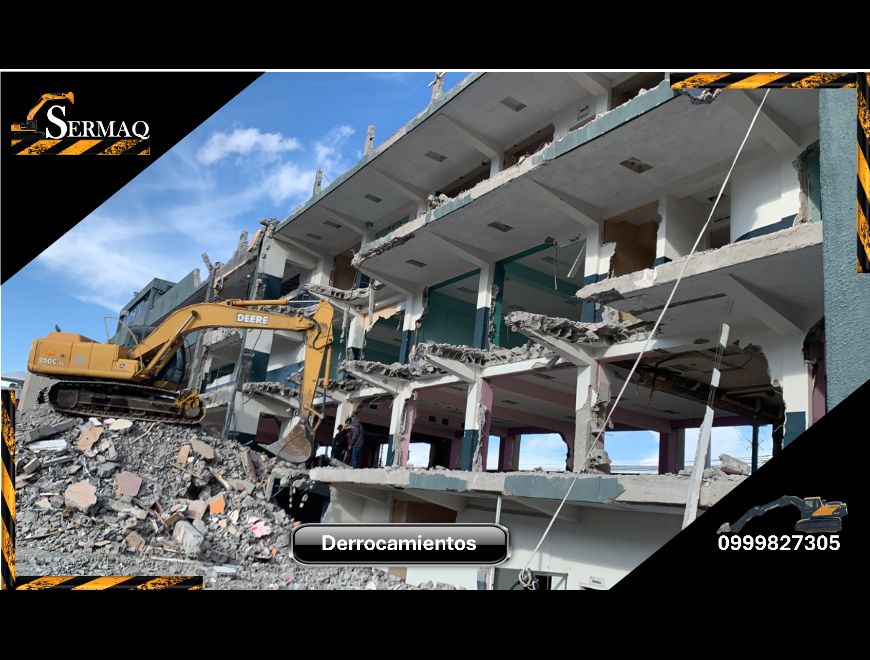 Alquiler de excavadoras, Derrocamientos Demolición en La Concordia (Cantón)