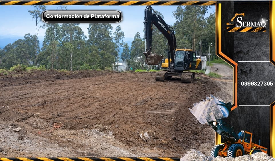 Conformación de plataformas, Desbanques, Excavaciones, Demolición en Quito (Cantón)